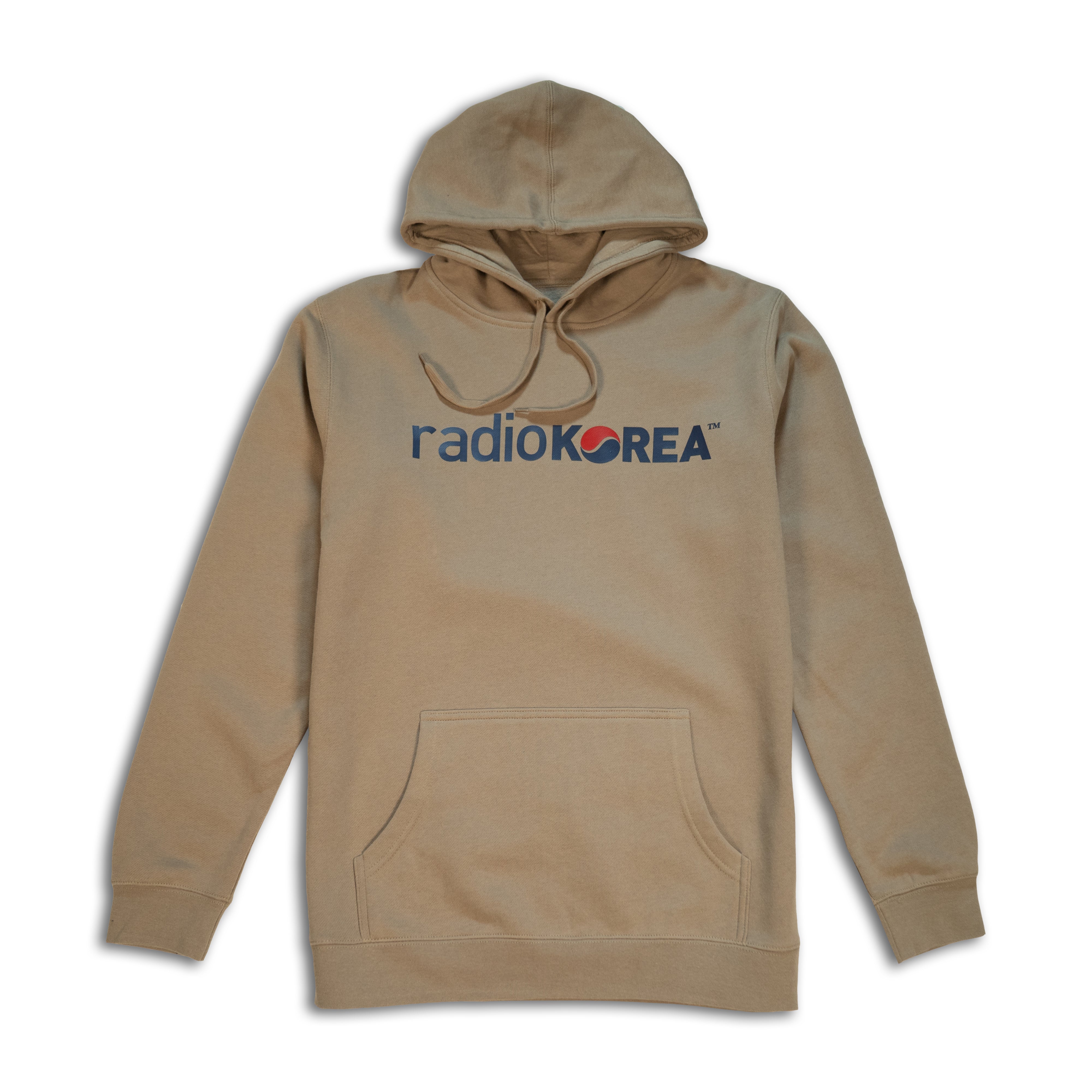 90's Retro Radio Korea Hoodie - Sand