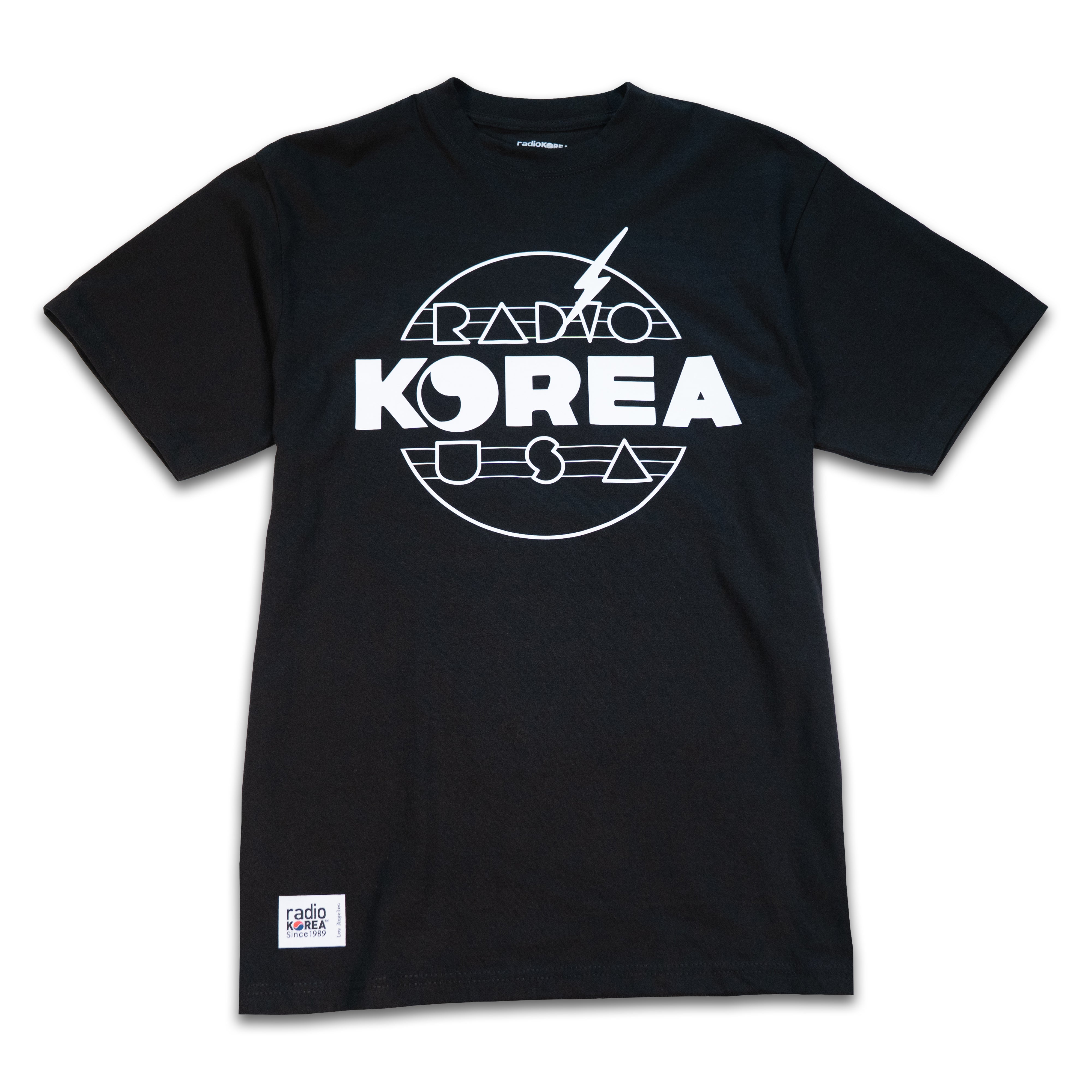 90s Retro Radio Korea T-Shirt - Black