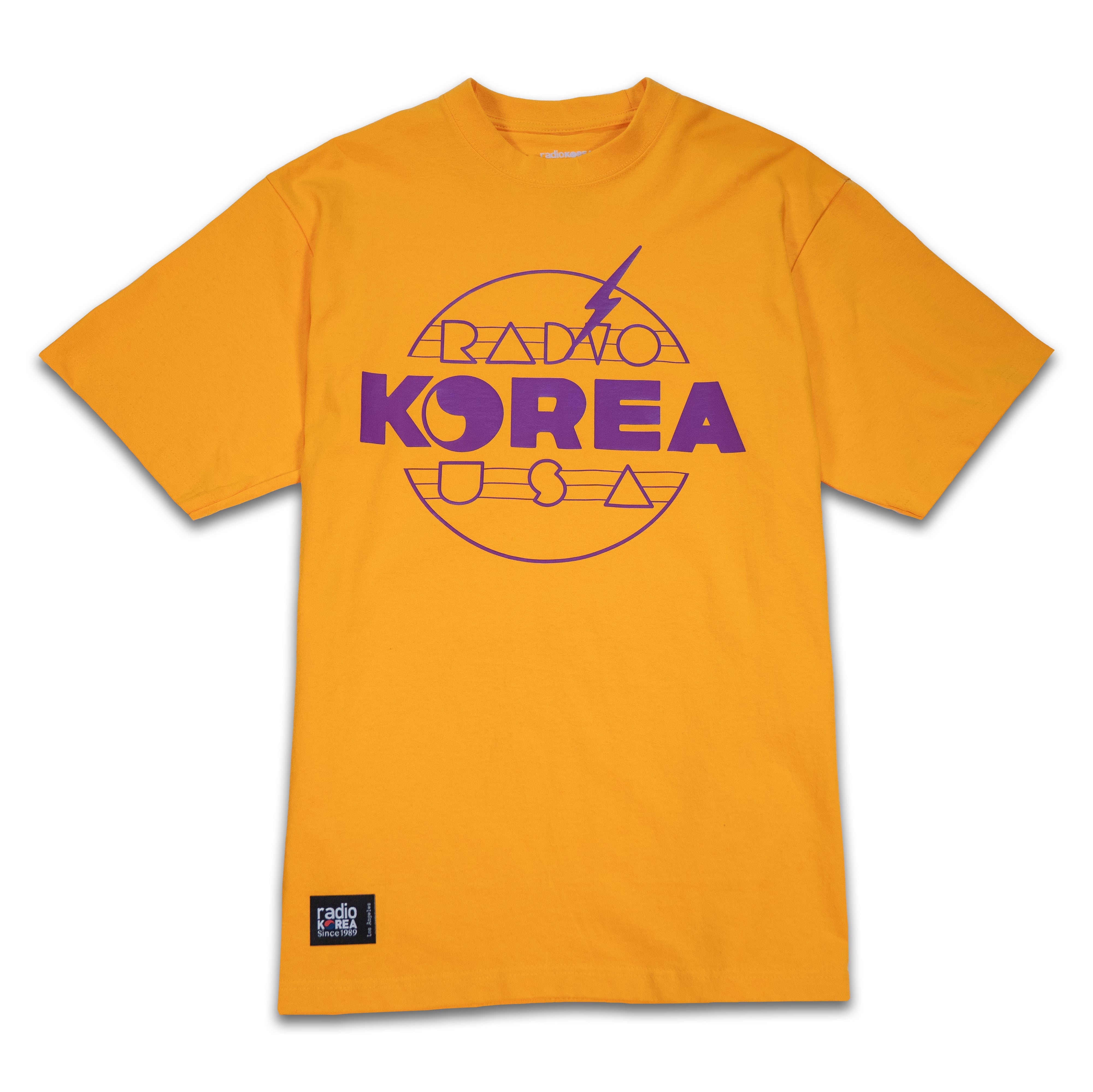 90s Retro Radio Korea T-Shirt - Gold