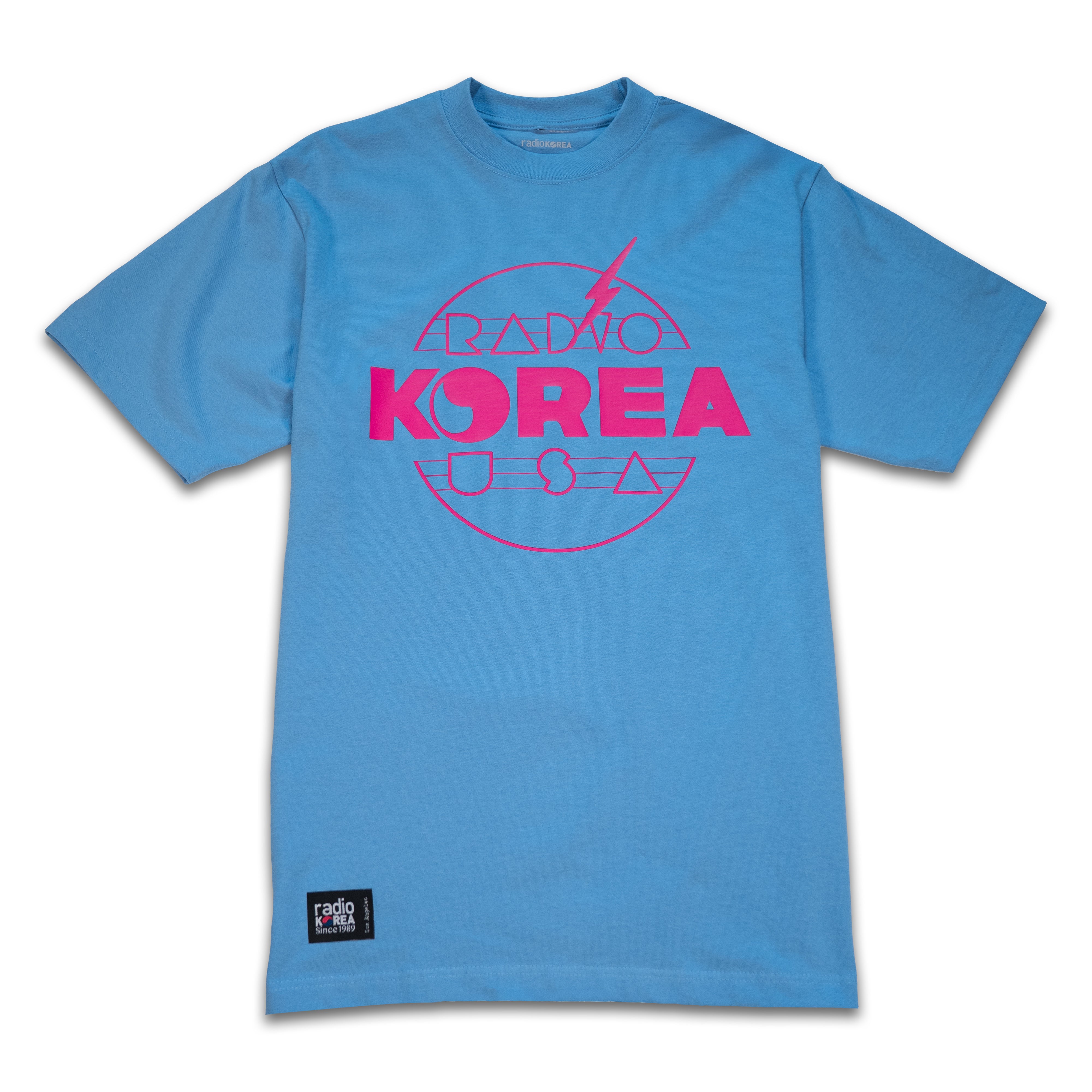 90s Retro Radio Korea T-Shirt - Blue