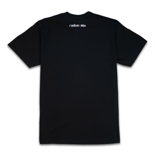 90s Retro Radio Korea T-Shirt - Black